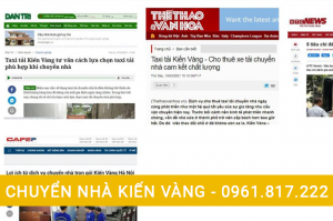 Dịch vụ chuyển nhà trọn gói giá rẻ Kiến Vàng KM 35% phí